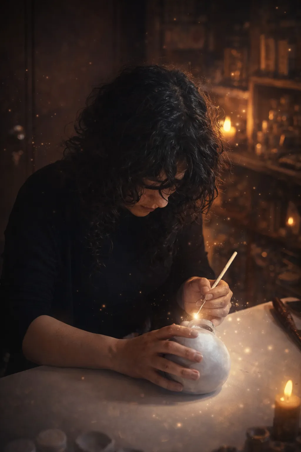 Mimi afinando superficies y uniones